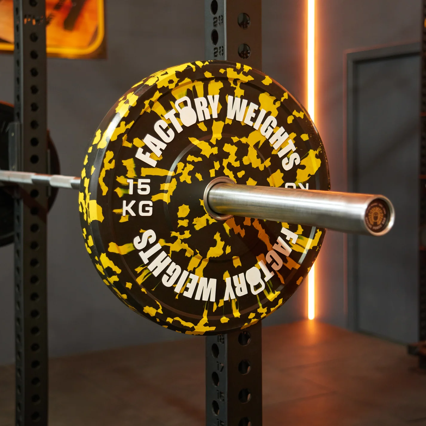 100kg Fleck Bumper Plate Set | Olympic Rubber Weight Plates