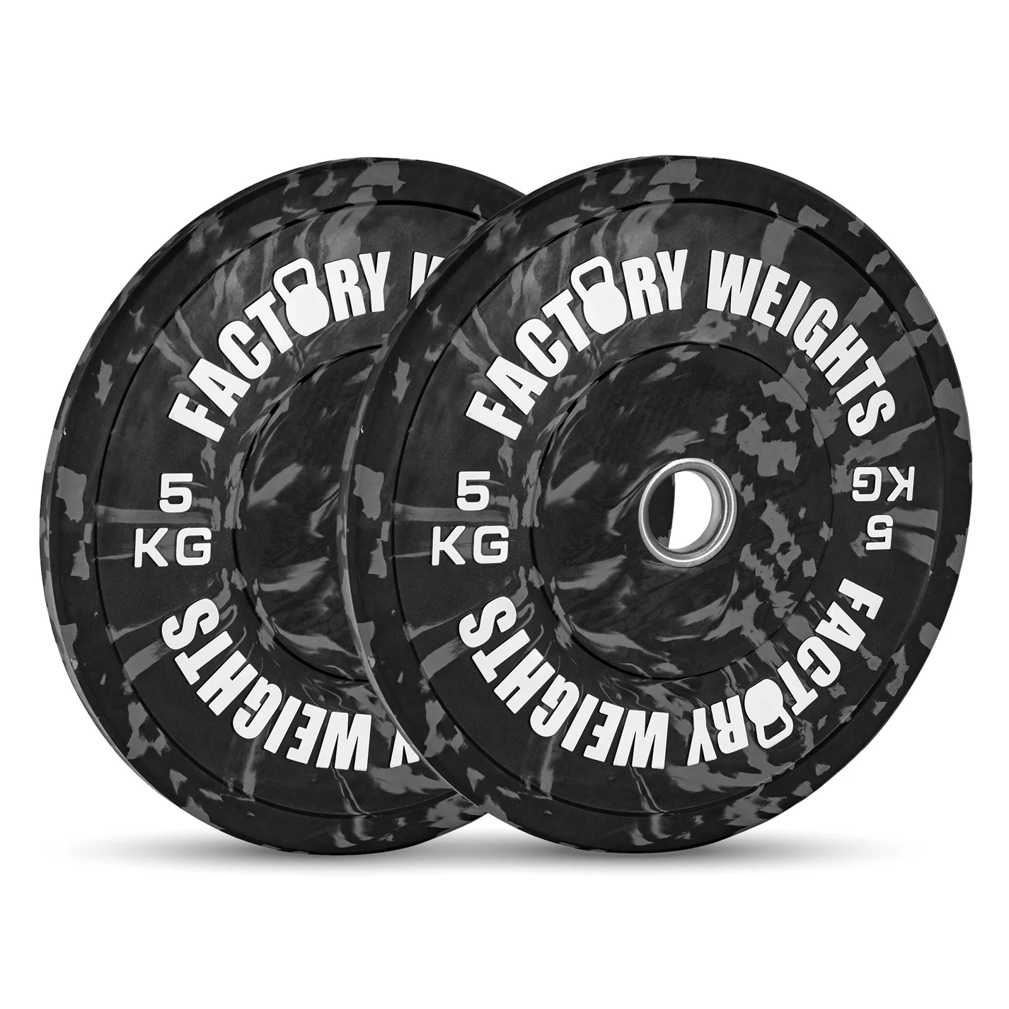 100kg Fleck Bumper Plate Set | Olympic Rubber Weight Plates