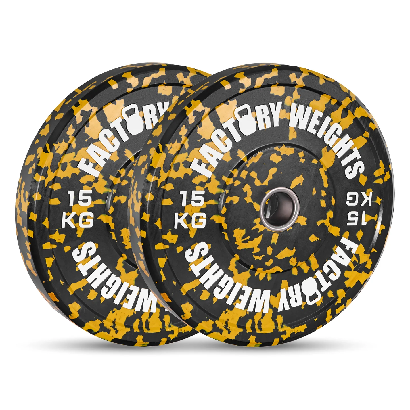 100kg Fleck Bumper Plate Set | Olympic Rubber Weight Plates
