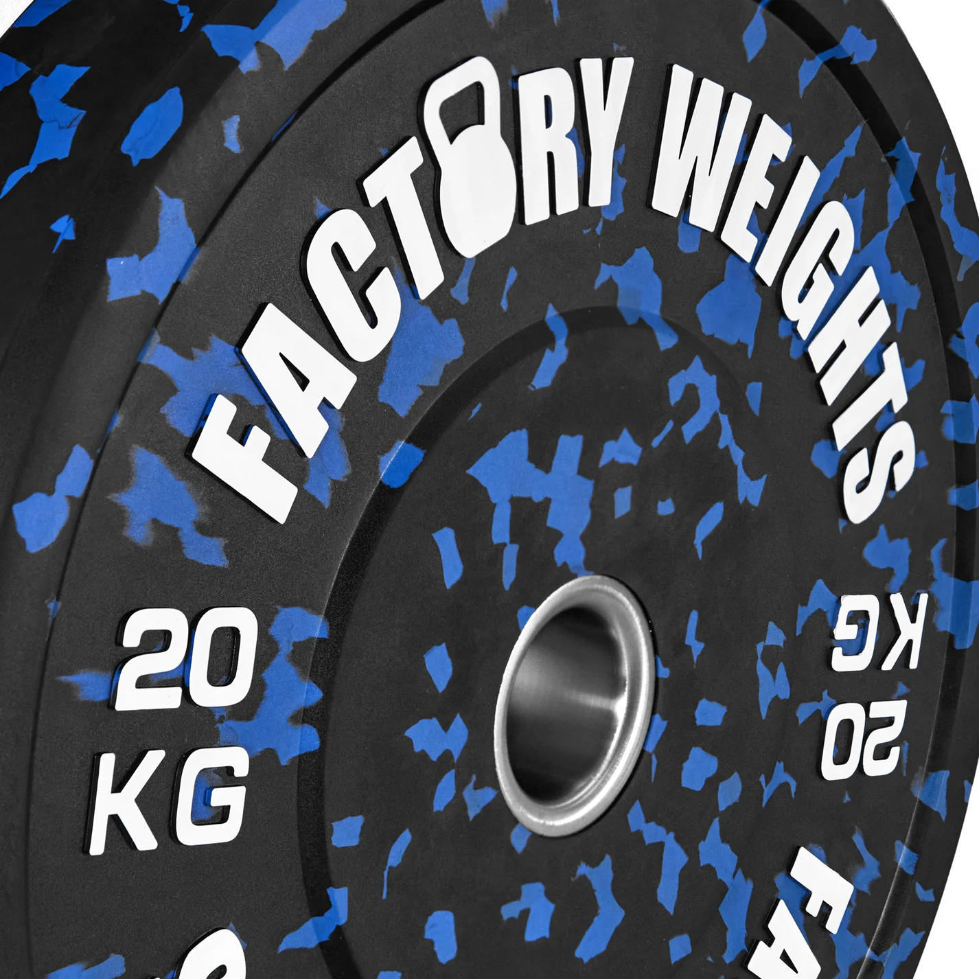 100kg Fleck Bumper Plate Set | Olympic Rubber Weight Plates